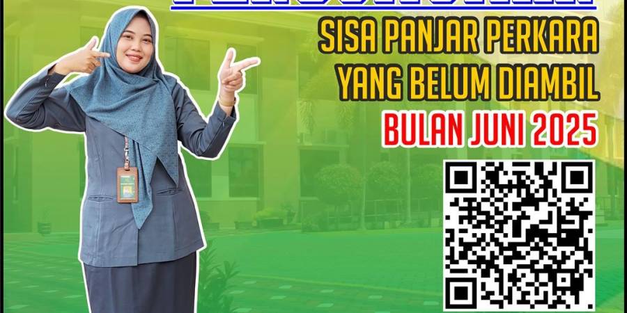 Sisa Panjar Perkara Yang Belum Diambil Bulan Juni 2025