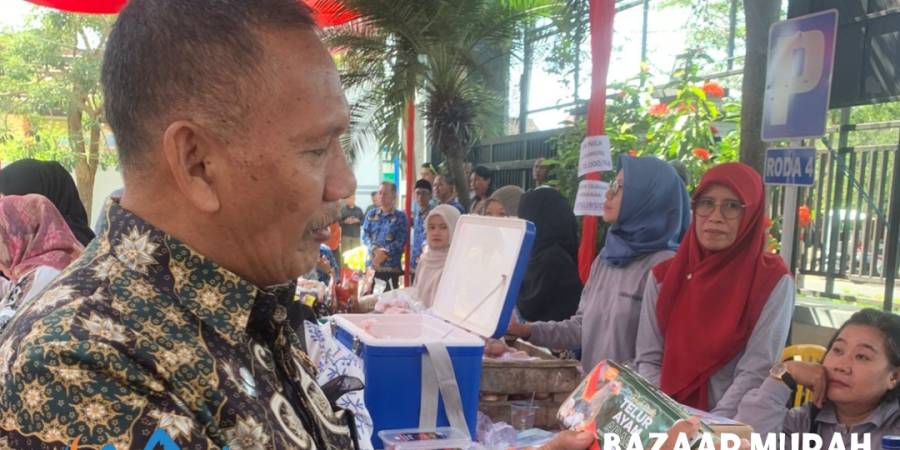 Beri Dukungan Kepada Masyarakat, PA Magetan Hadiri Bazar Murah Hari Bakti Adhyaksa ke-65