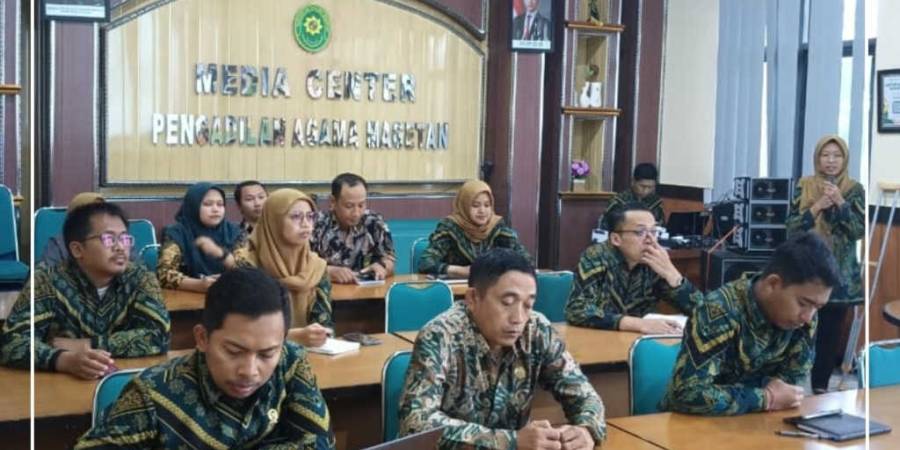 Optimalisasi Media Digital, PA Magetan Perkuat Strategi Konten Informatif dan Edukatif
